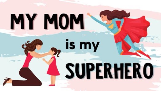 New mom is super hero, seriously, she just gave birth to a human. That  being said, even super her…