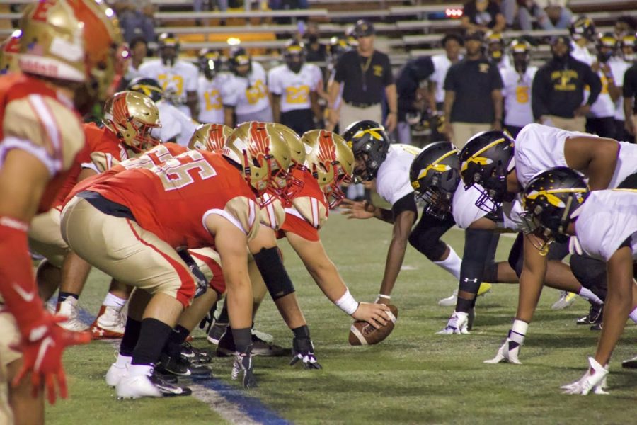 The EHS football team plays against Piscataway during the Homecoming game. 

Photo credit: Nicholas Nguyen 23