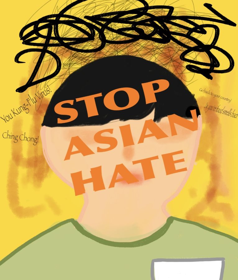 An+Asian+person+disturbed+with+microaggressions.