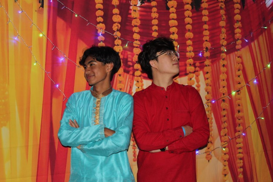 Owen Villafranca ‘23 and Jeremy Hur ‘23 dressed in Kurta a traditional clothing to celebrate Diwali with friends.