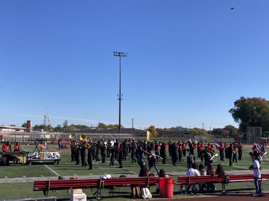 The Edison High School Marching Band performs their show Chaos Order