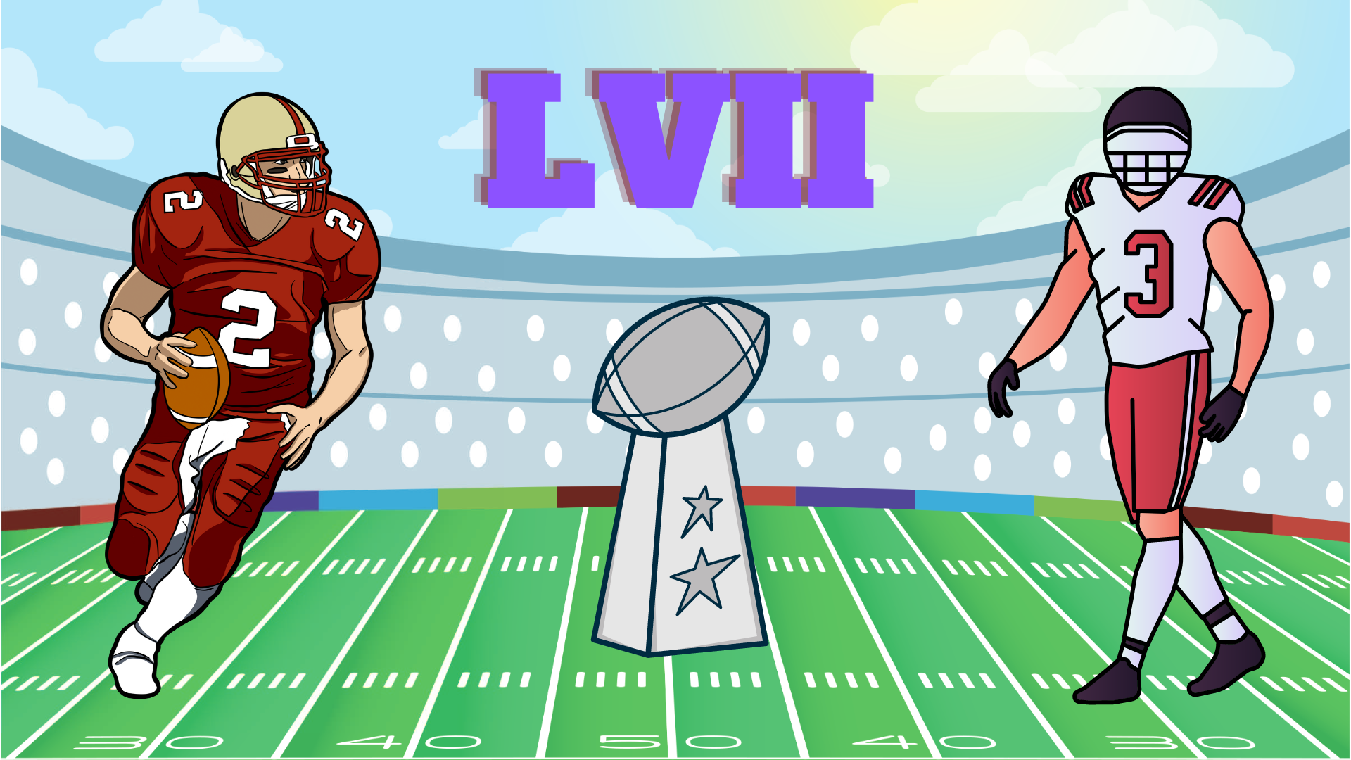 The Super Bowl LVIII takes place on Feb 11, this Sunday. Get ready to tune in!!