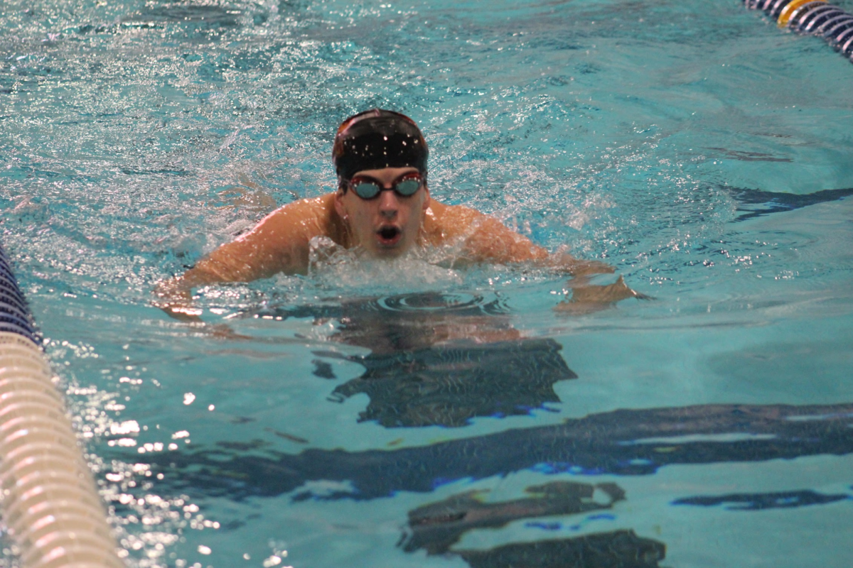 Tomas Jimenez 24 swims the 200 IM. His overall time was 2:37.54.