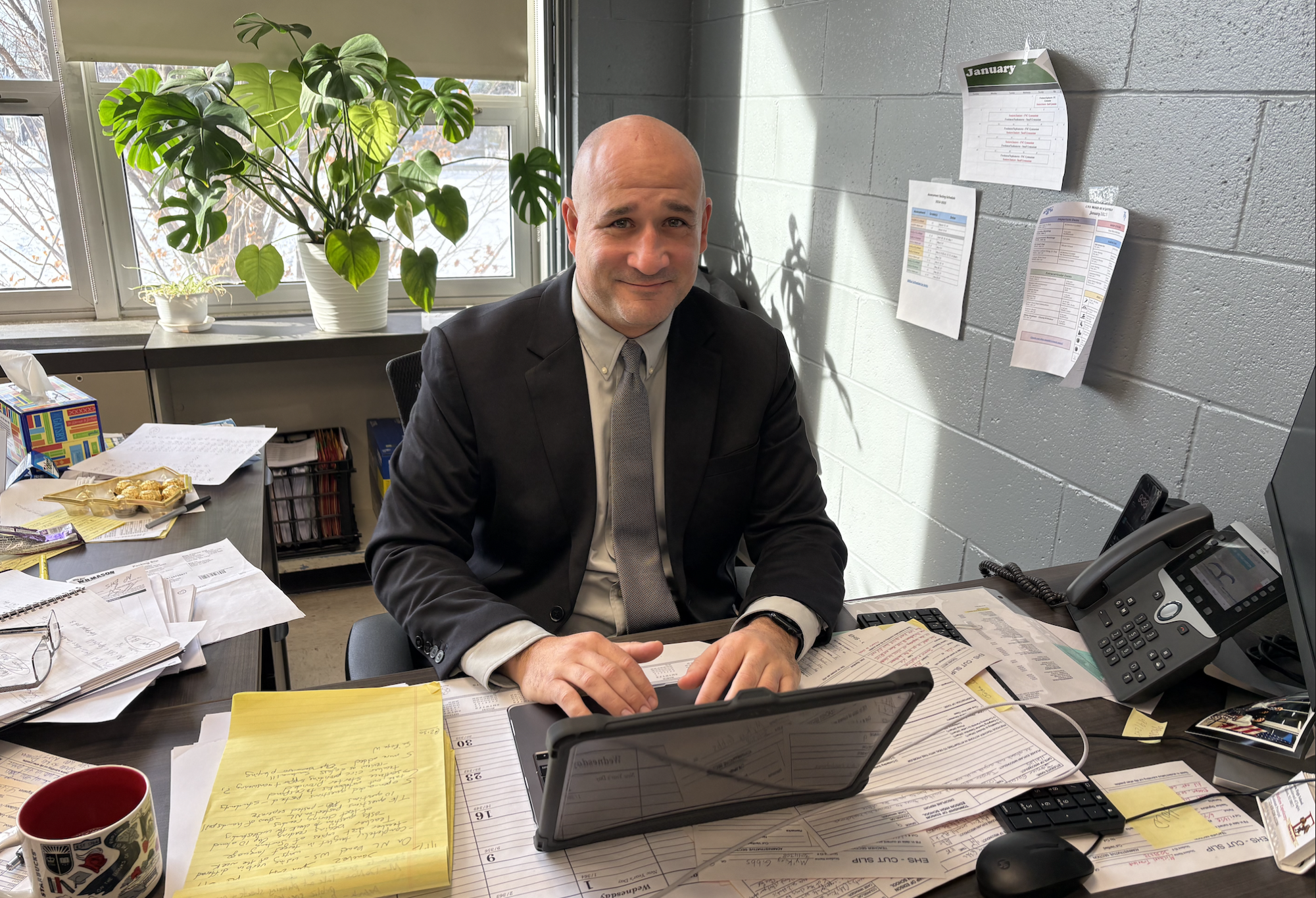 Assistant Principal Mr. Matthew Zapoticzny is the newest member of the administrative team, but is dedicated to the wellbeing of students and staff.