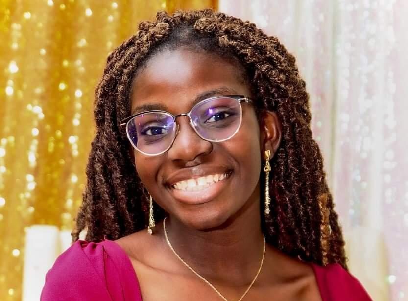 Adedoyin Ayeni '23 poses for the camera.