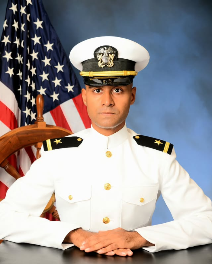 Five years after leaving the nest, Parin Patel '20 graduates from the Navy's Officer Candidate School (OCS).