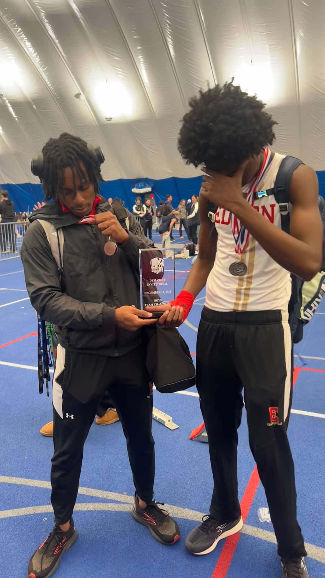 Boys Track and Field Team Wins at Demarest Invitational Meet