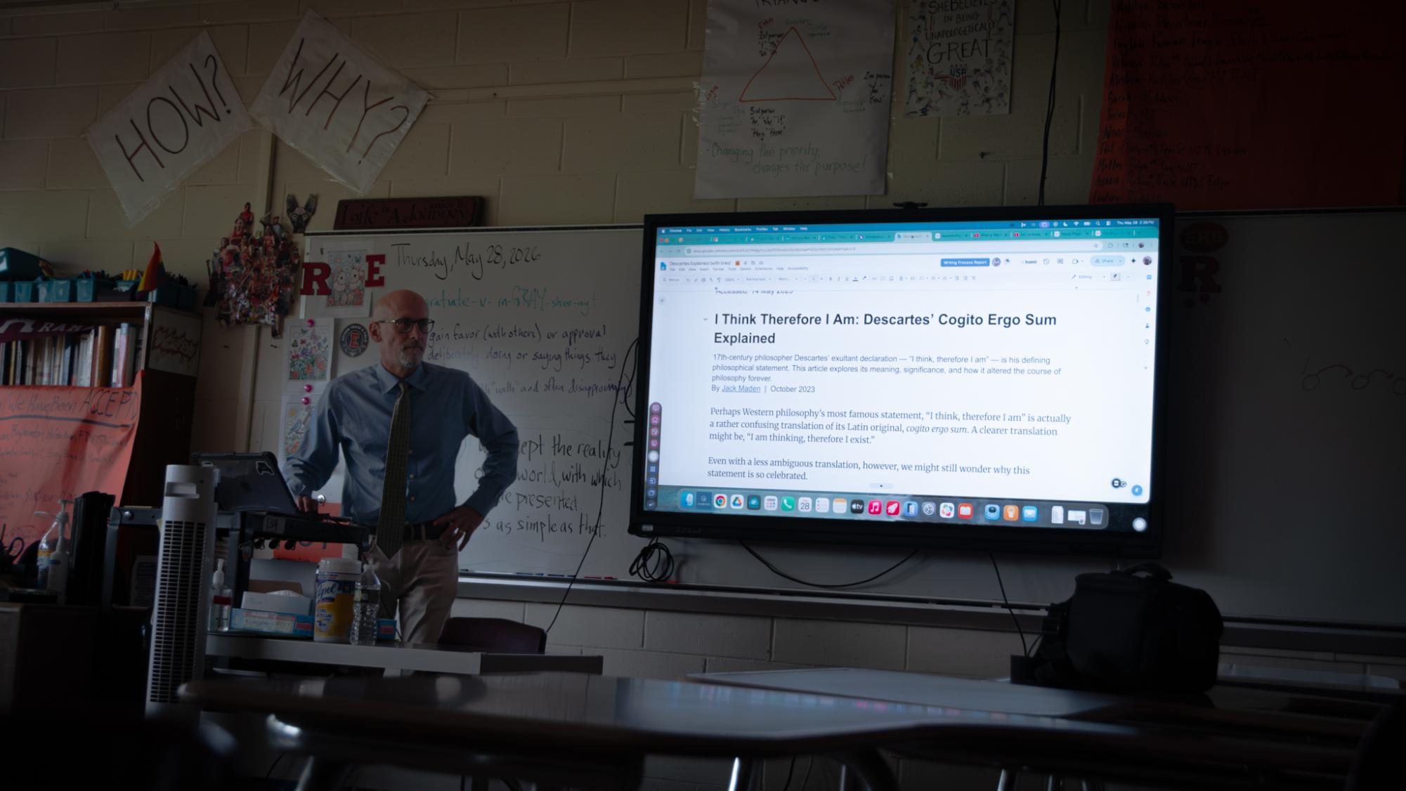 Mr. McCaffery's passion for literature stemmed from his time as a student, when his English teacher introduced the power of the subject.