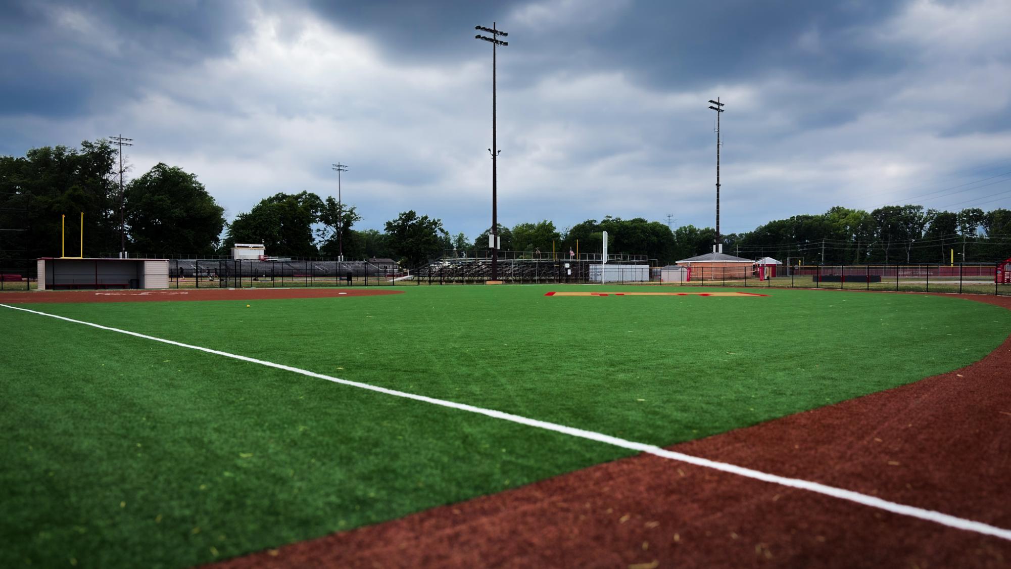 EHS' new softball field, completed in April, features brand-new sheds and a renovated turf, making it easier to store equipment and prepare for practices.